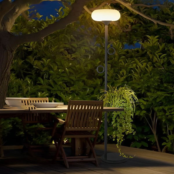 Remote Control Led Outdoor Rod Floor Accent Lamp