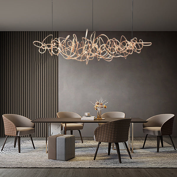 Irregular Led Chandelier Ha084934