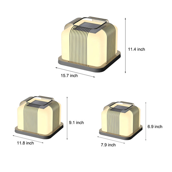 Square Solar Fence Post Light Ha093255