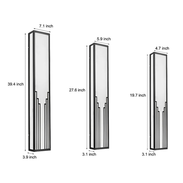 Rectangular Outdoor Wall Light Ha092433