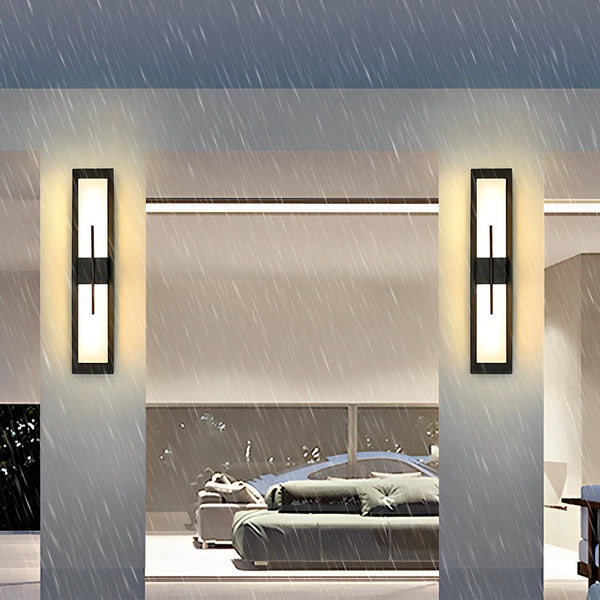 Black Modern Outdoor Wall Lamp Li002111