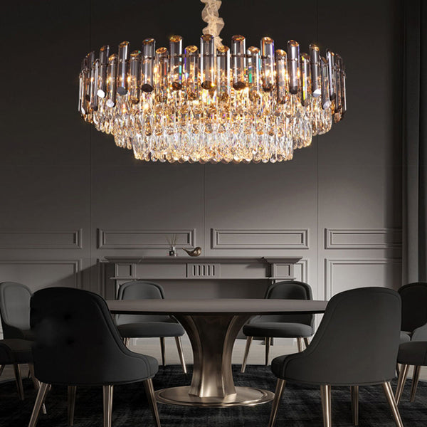 Multi Layer Crystal Modern Chandelier Ha084778