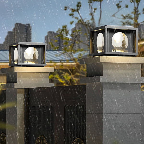 Waterproof Led Solar Outdoor Fence Lamp Ha084248
