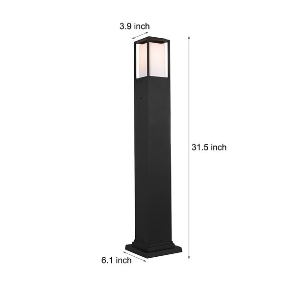 Black Outdoor Pathway Light Ha092680