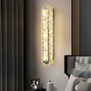Double Strip Three Step Dimming Light Led Crystal Modern Wall Lamp Wall Sconce Lighting