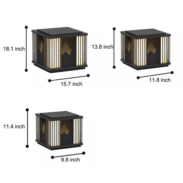 Waterproof Solar Post Caps Light Ha093958