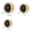 Moon Led Wall Light Wall Digital Clock Astronaut Decor 3 Color Wall Lamp