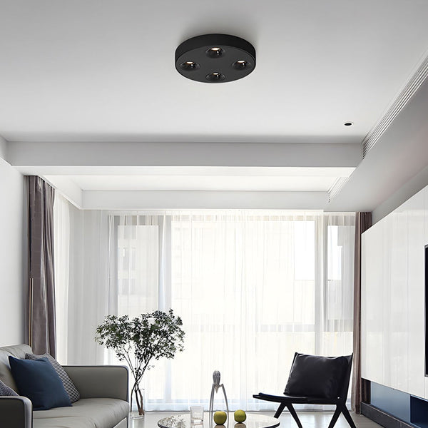 9 1 Inch Peg 4 Light Led Flush Mount Ceiling Light For Bathroom