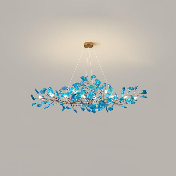 acrylic-ginkgo-leaf-chandelier
