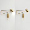 Adjustable Arm Plug In Wall Lamp