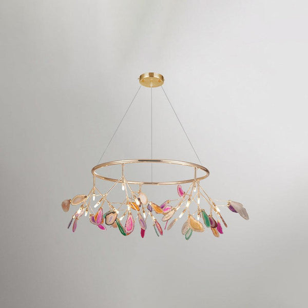Agate Flake Chandelier
