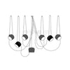 Modern Aluminum Pendant Light with Adjustable Aim, Integrated LED for Kitchen Island and Dining Room