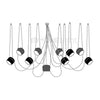 Modern Aluminum Pendant Light with Adjustable Aim, Integrated LED for Kitchen Island and Dining Room