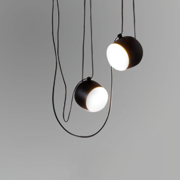Modern Aluminum Pendant Light with Adjustable Aim, Integrated LED for Kitchen Island and Dining Room