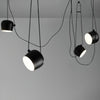 Modern Aluminum Pendant Light with Adjustable Aim, Integrated LED for Kitchen Island and Dining Room