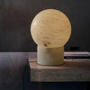 Alabaster Ball Table Lamp