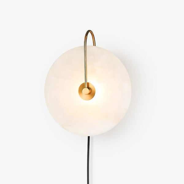 Alabaster Led Plug In Wall Lamp