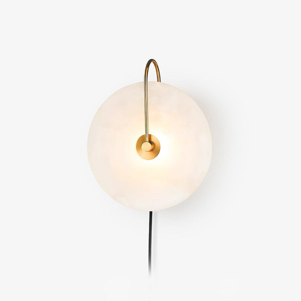 Alabaster Led Plug In Wall Lamp