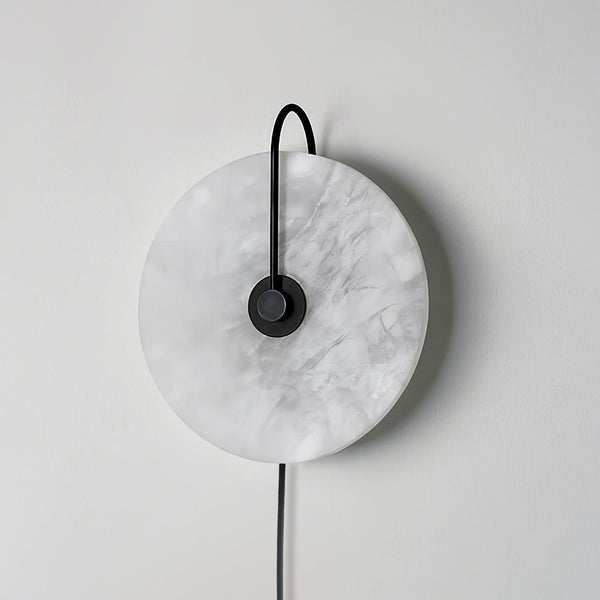 Alabaster Led Plug In Wall Lamp
