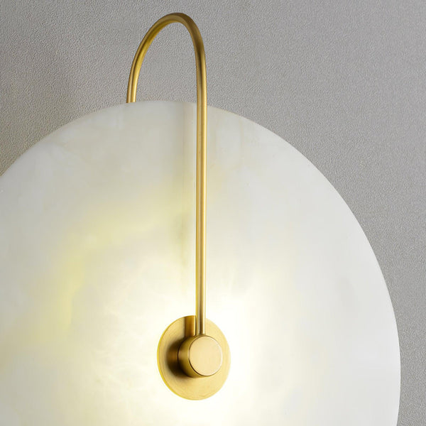 Alabaster Led Plug In Wall Lamp