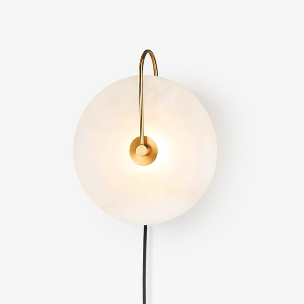 Alabaster Led Plug In Wall Lamp