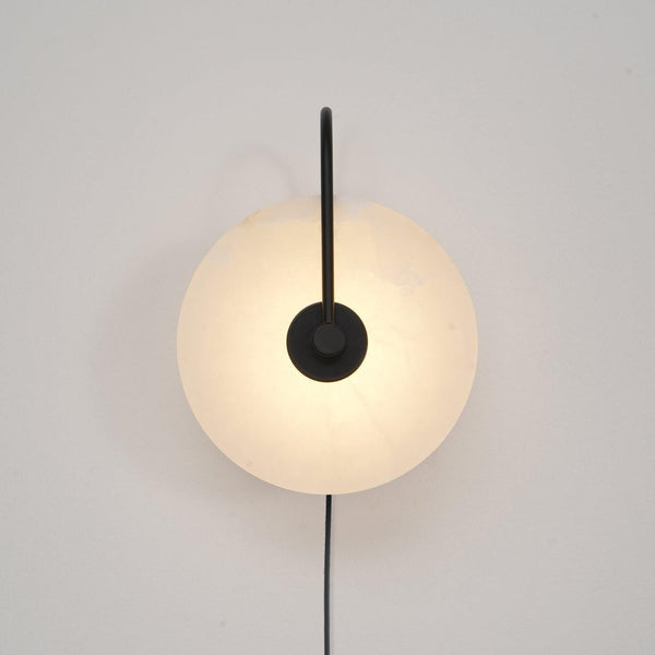 Alabaster Led Plug In Wall Lamp