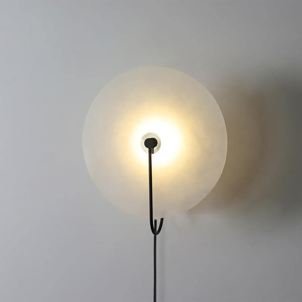 Alabaster Led Plug In Wall Lamp