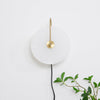 Alabaster Led Plug In Wall Lamp