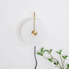 Alabaster Led Plug In Wall Lamp