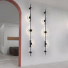 Alabaster Vertical Plug In Wall Sconce
