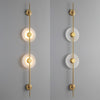 Alabaster Vertical Plug In Wall Sconce