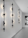 Alabaster Vertical Plug In Wall Sconce