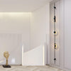 Alabaster Orb Vertical Wall Sconce