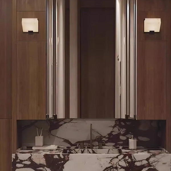 Alabaster Staircase Wall Lamp