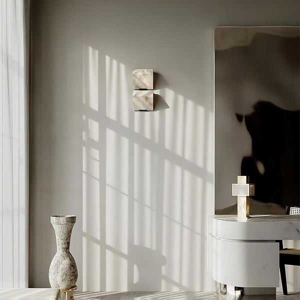 Alabaster Staircase Wall Lamp