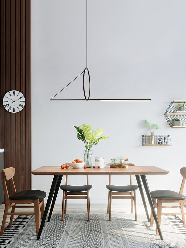 Angled Linear Pendant Light