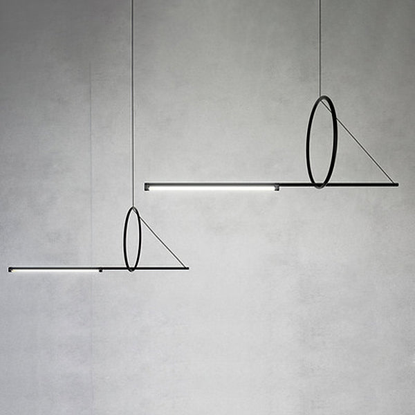 Angled Linear Pendant Light