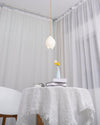Ceramic Flower Pendant Light