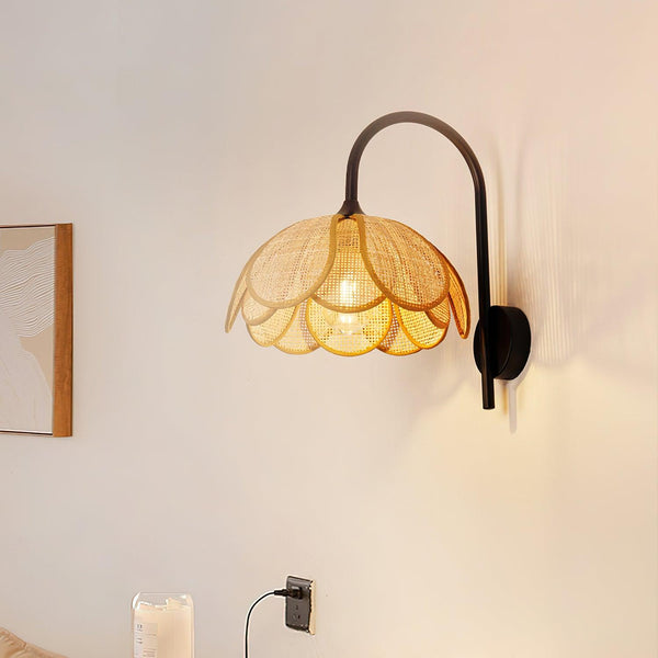 bloom-rattan-wall-lamp