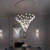 Ceramic Flower Pendant Light