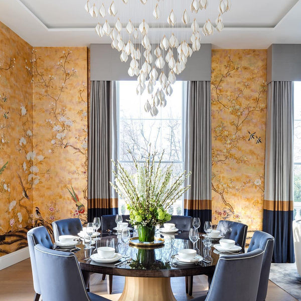 Ceramic Flower Pendant Light