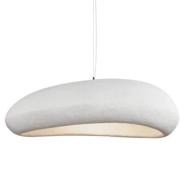 White Bottle Cap Pendant Light, Modern Minimalist Hanging Lamp for Kitchen Island and Dining Room