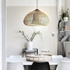 Braided Rattan Pendant Lamp