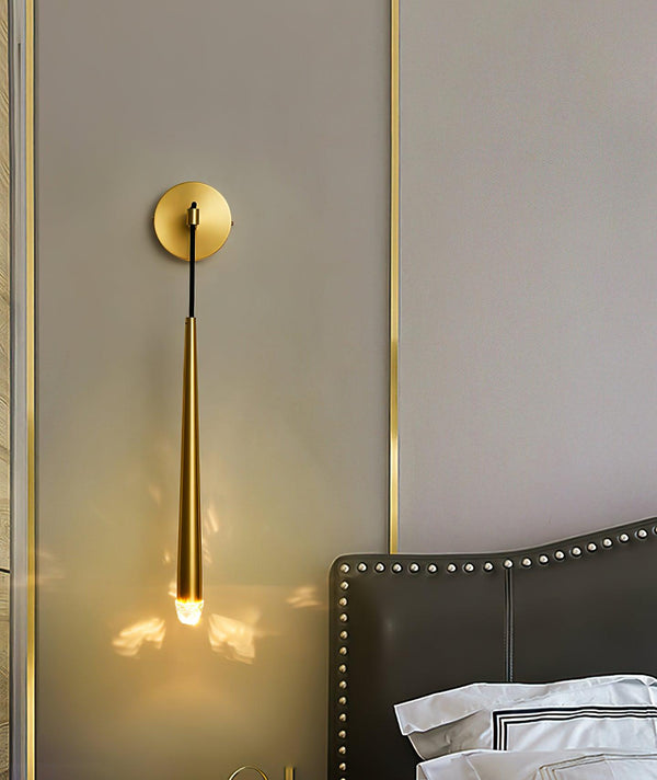 brass-cone-wall-lamp
