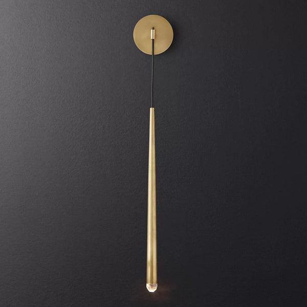 brass-cone-wall-lamp