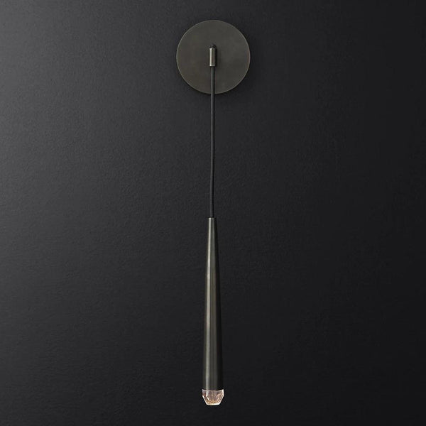 brass-cone-wall-lamp