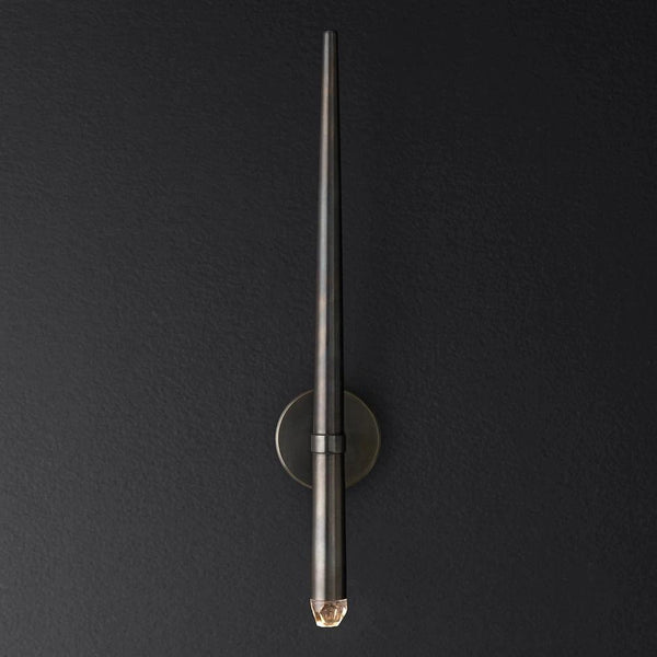 brass-cone-wall-lamp
