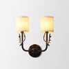 Brass Deer Head Wall Light