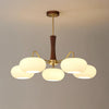 Brass Wooden Persimmon Ceiling Lamp