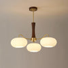 Brass Wooden Persimmon Ceiling Lamp